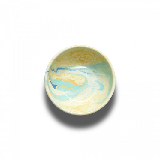 BORNN Multi Swirl 24 oz Bowl - Lemon Cream