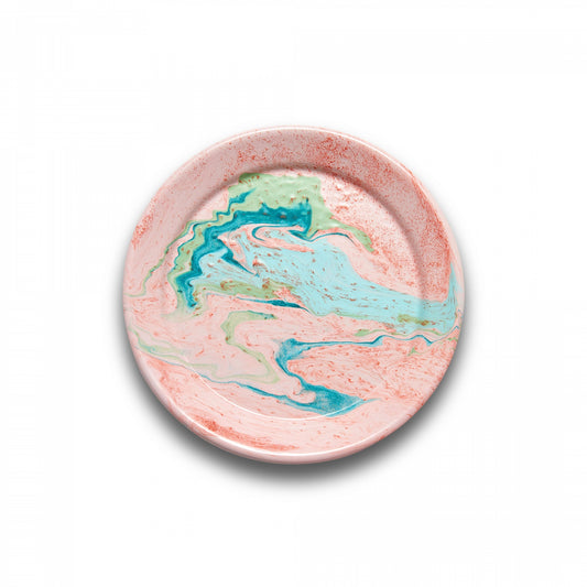 BORNN Multi Swirl Dinner Plate - Blush