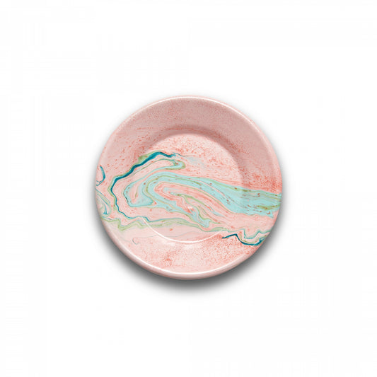 BORNN Multi Swirl Salad Plate - Blush