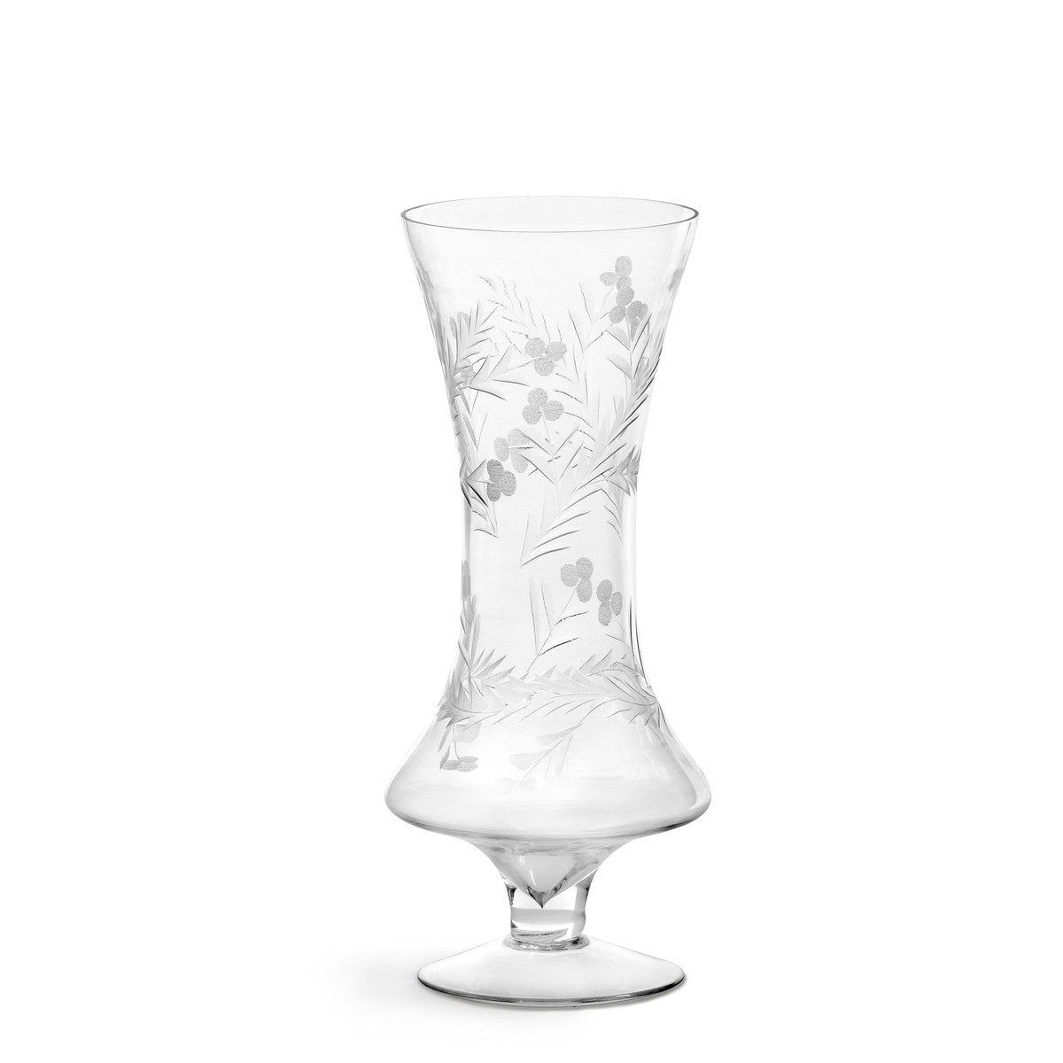 Park Hill Collection Zelda Etched Glass Vase - Small